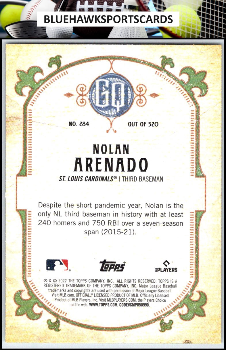 2022 Topps Gypsy Queen #284 Nolan Arenado