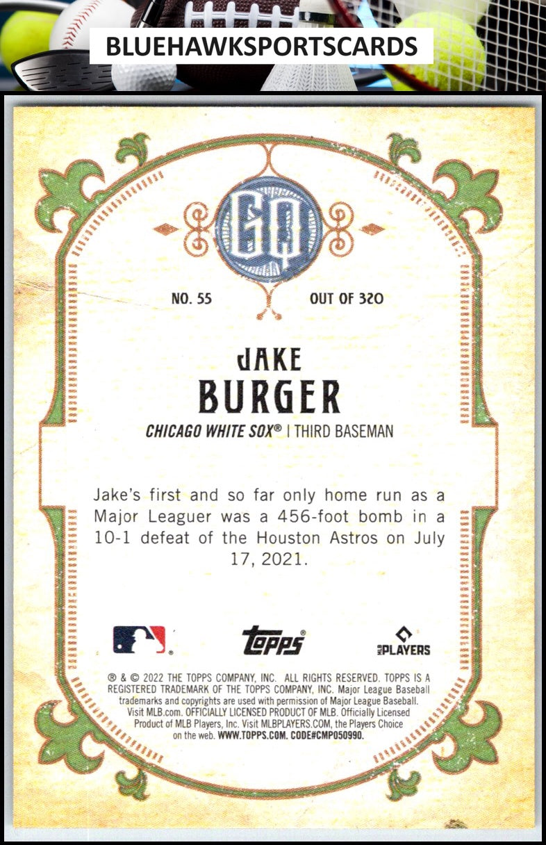 2022 Topps Gypsy Queen #55 Jake Burger