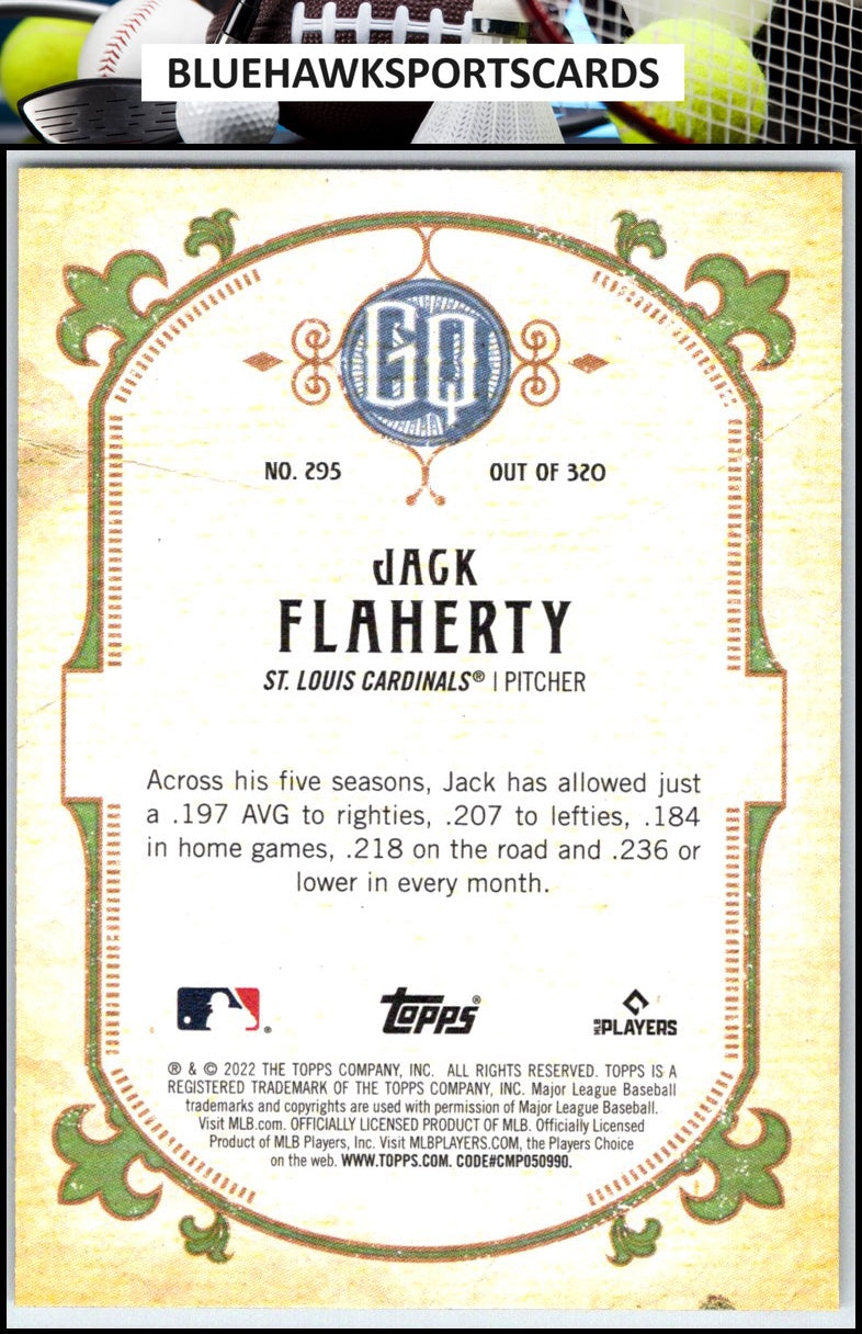 2022 Topps Gypsy Queen #295 Jack Flaherty