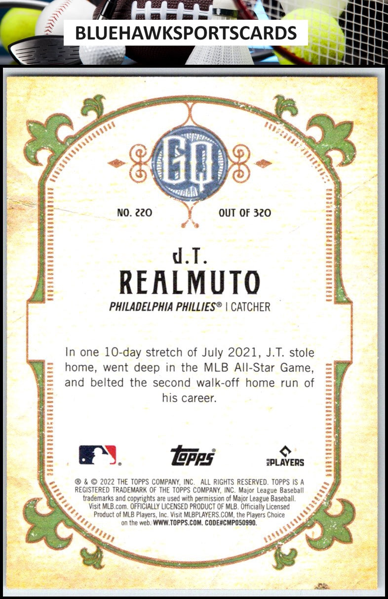 2022 Topps Gypsy Queen #220 J.T. Realmuto