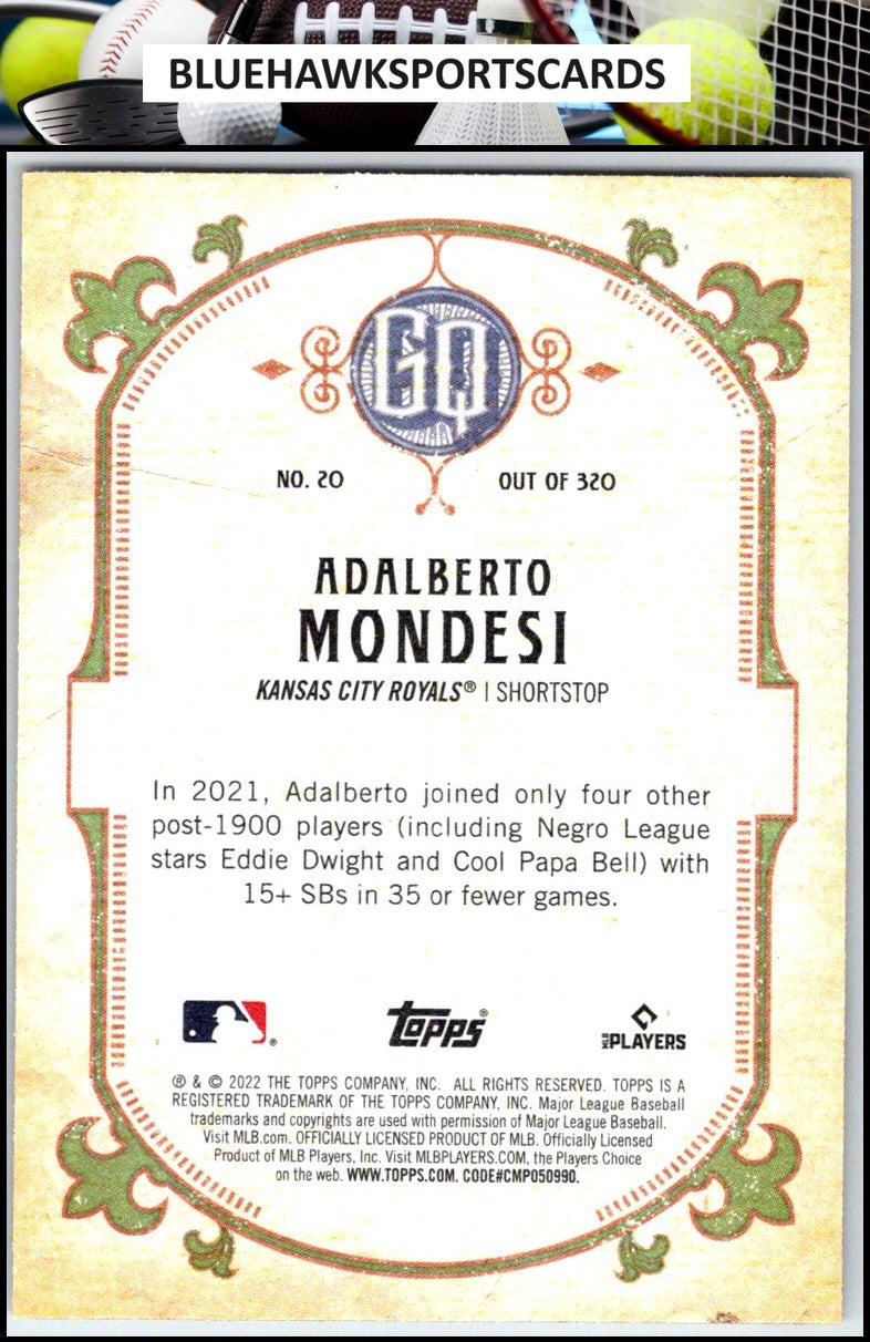 2022 Topps Gypsy Queen #20 Adalberto Mondesi