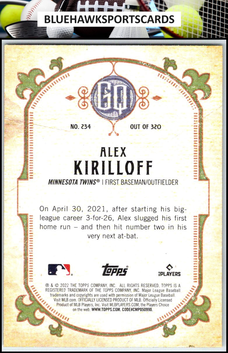2022 Topps Gypsy Queen #234 Alex Kirilloff