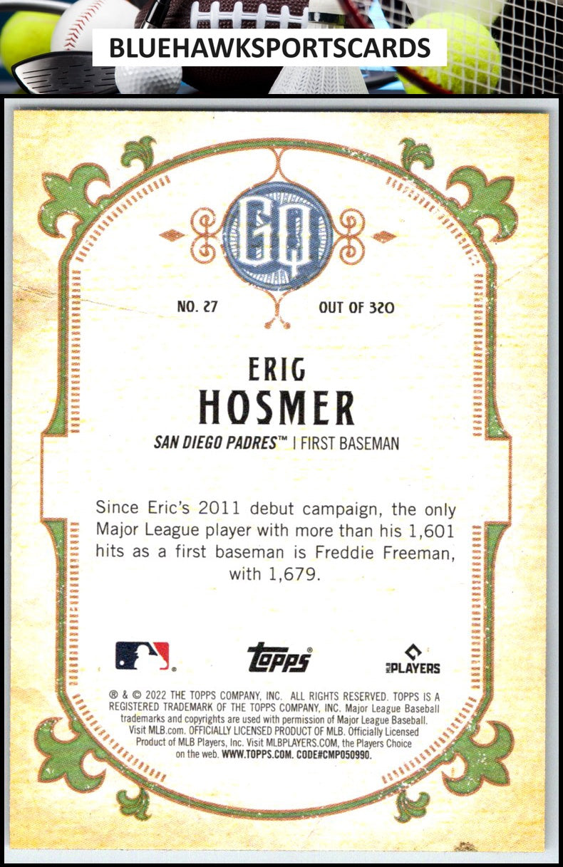 2022 Topps Gypsy Queen #27 Eric Hosmer