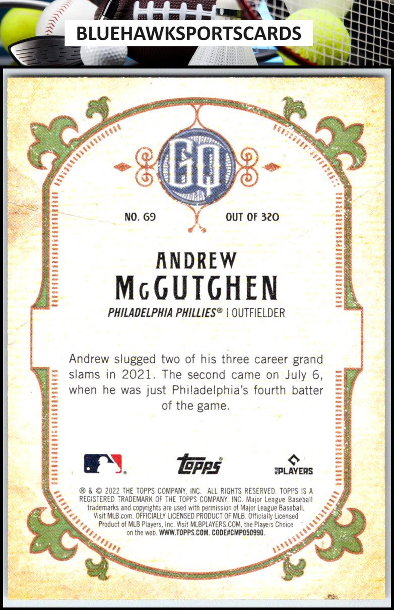 2022 Topps Gypsy Queen #69 Andrew McCutchen