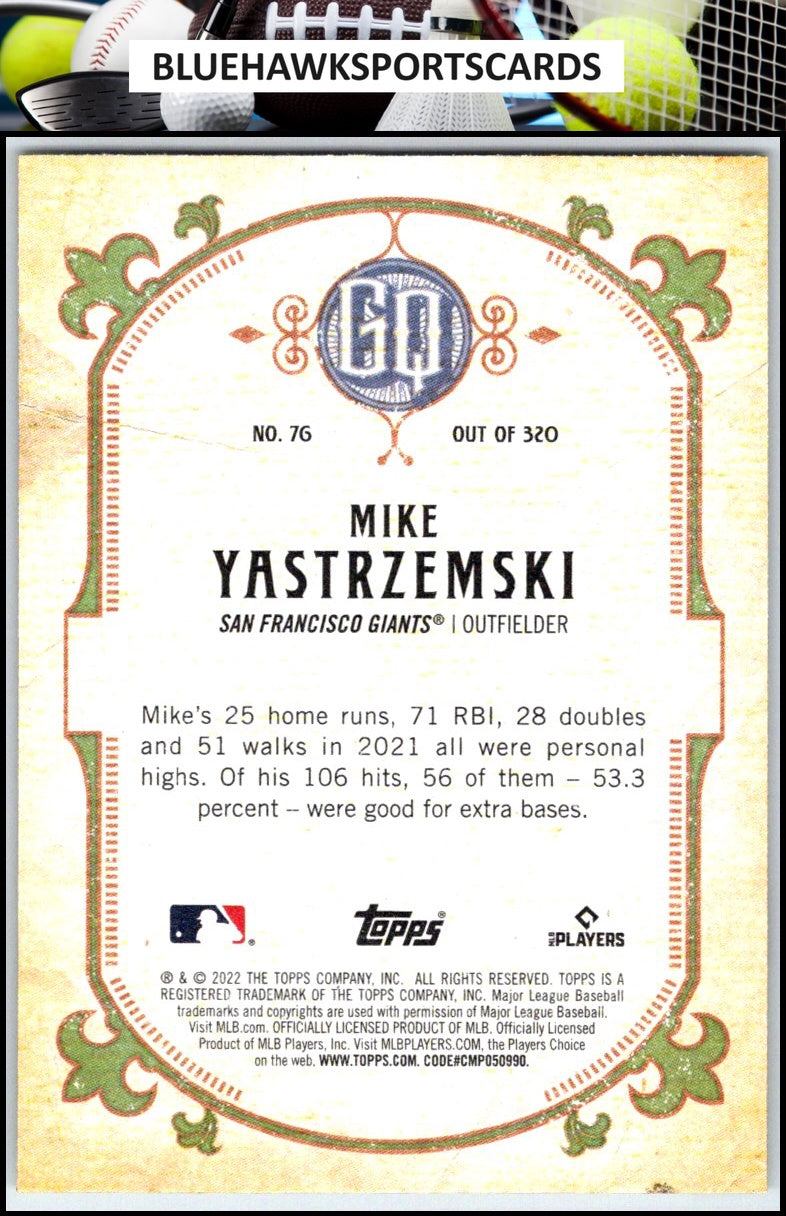 2022 Topps Gypsy Queen #76 Mike Yastrzemski