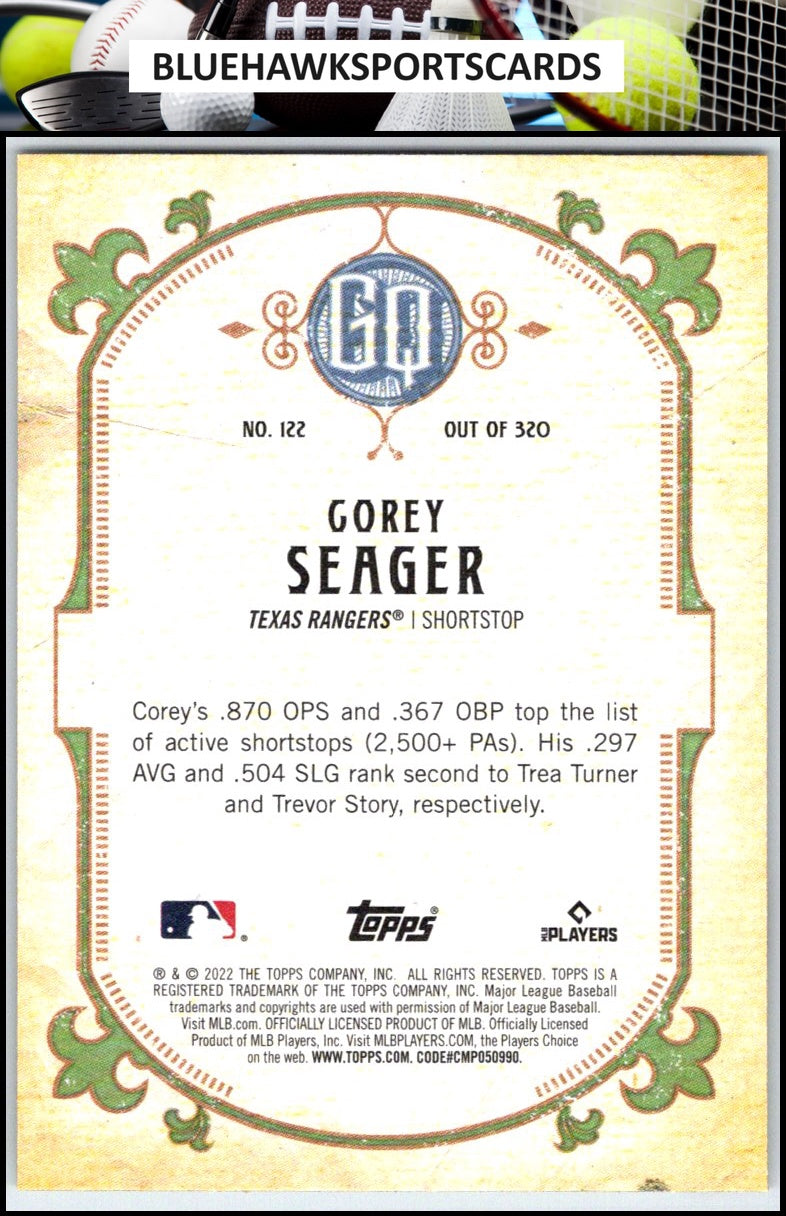 2022 Topps Gypsy Queen #122 Corey Seager