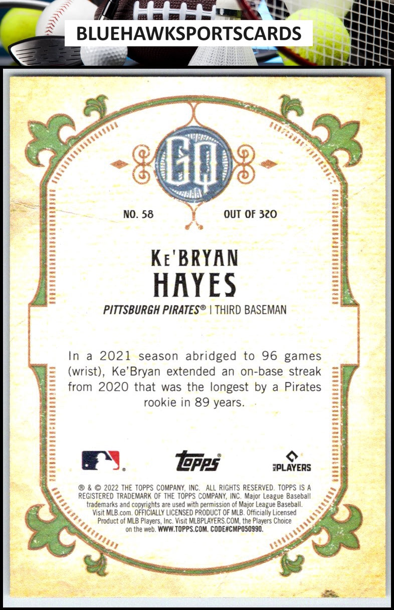 2022 Topps Gypsy Queen #58 Ke'Bryan Hayes