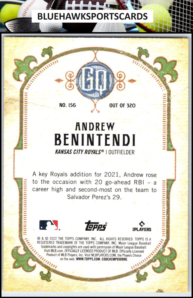 2022 Topps Gypsy Queen #156 Andrew Benintendi