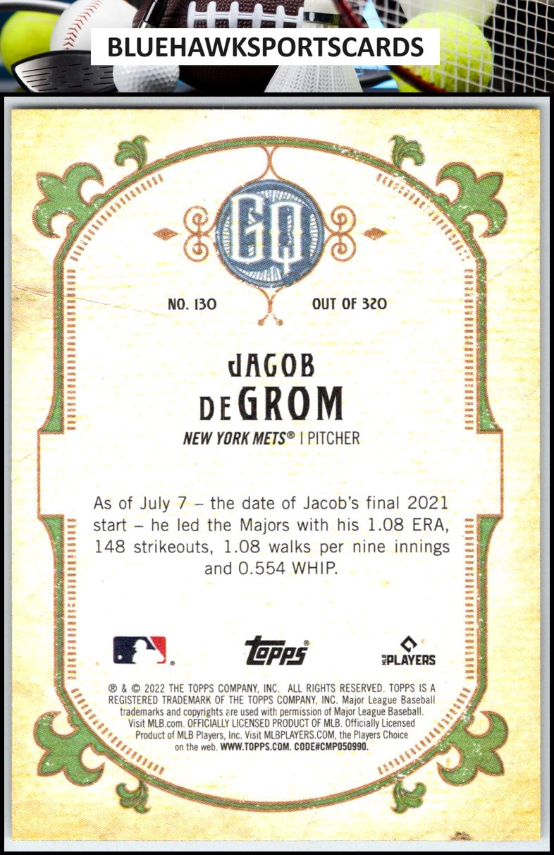 2022 Topps Gypsy Queen #130 Jacob deGrom