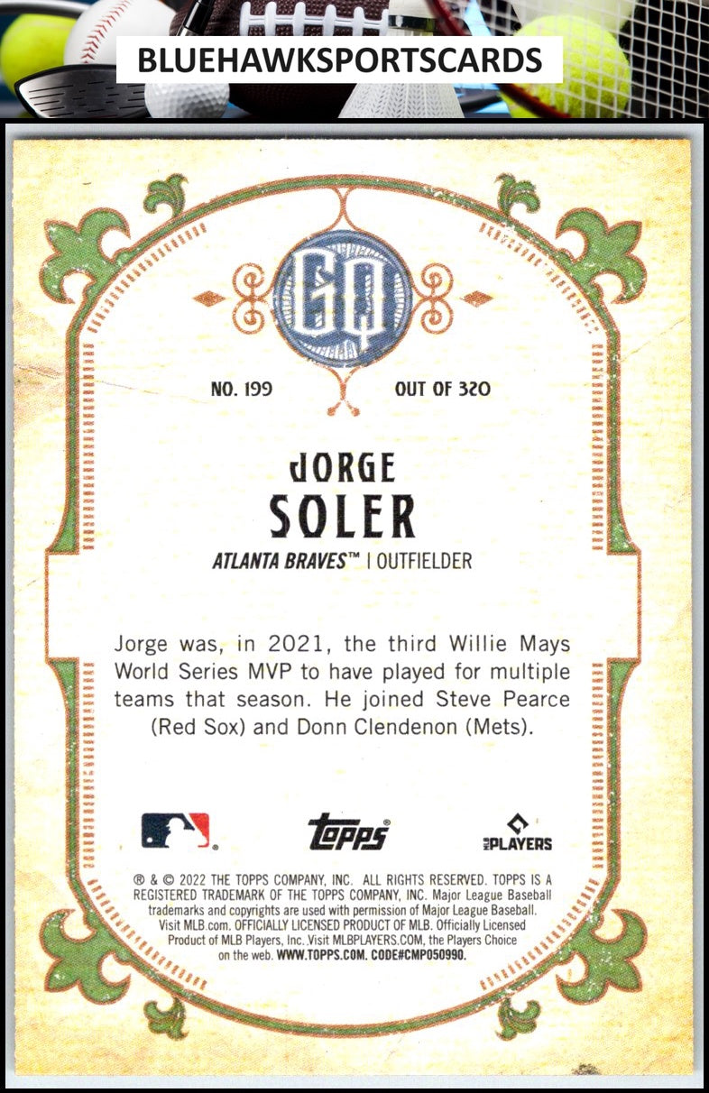 2022 Topps Gypsy Queen #199 Jorge Soler