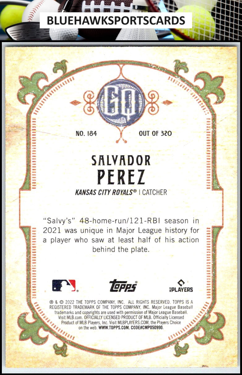 2022 Topps Gypsy Queen #184 Salvador Perez