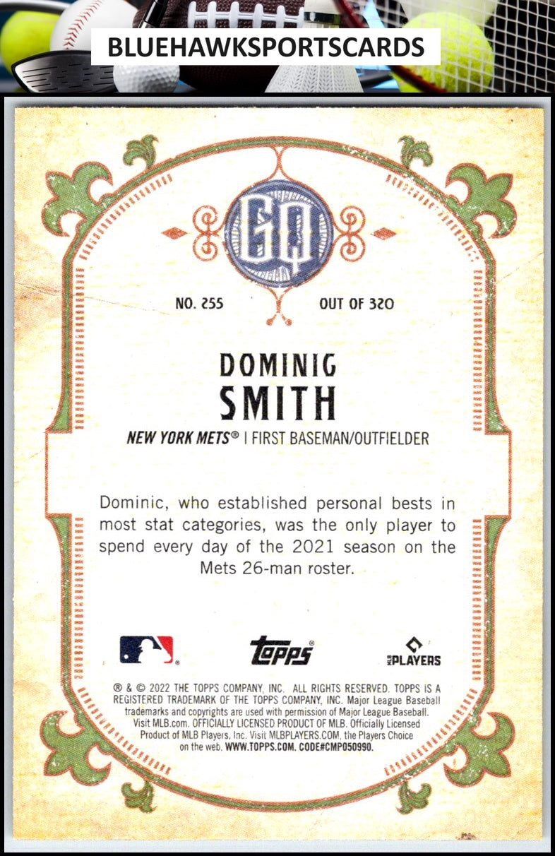 2022 Topps Gypsy Queen #255 Dominic Smith