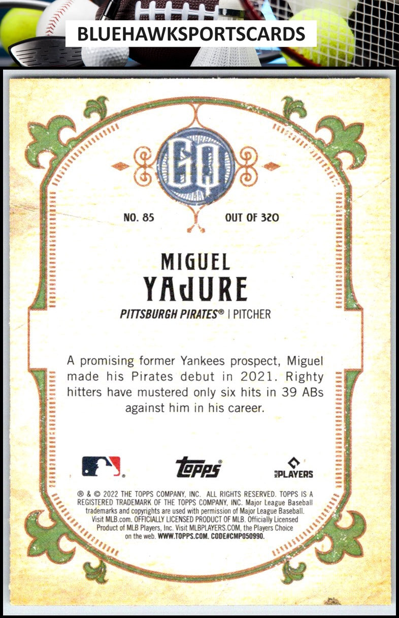 2022 Topps Gypsy Queen #85 Miguel Yajure