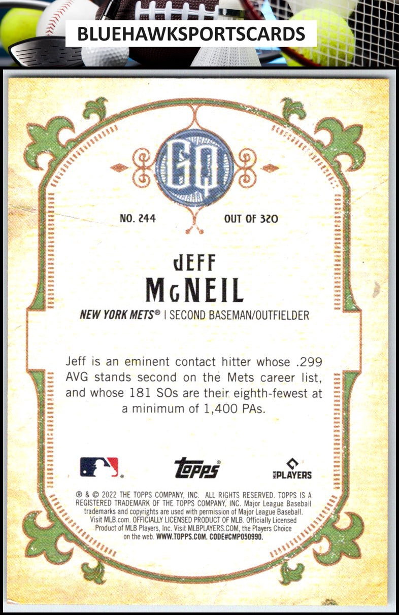 2022 Topps Gypsy Queen #244 Jeff McNeil