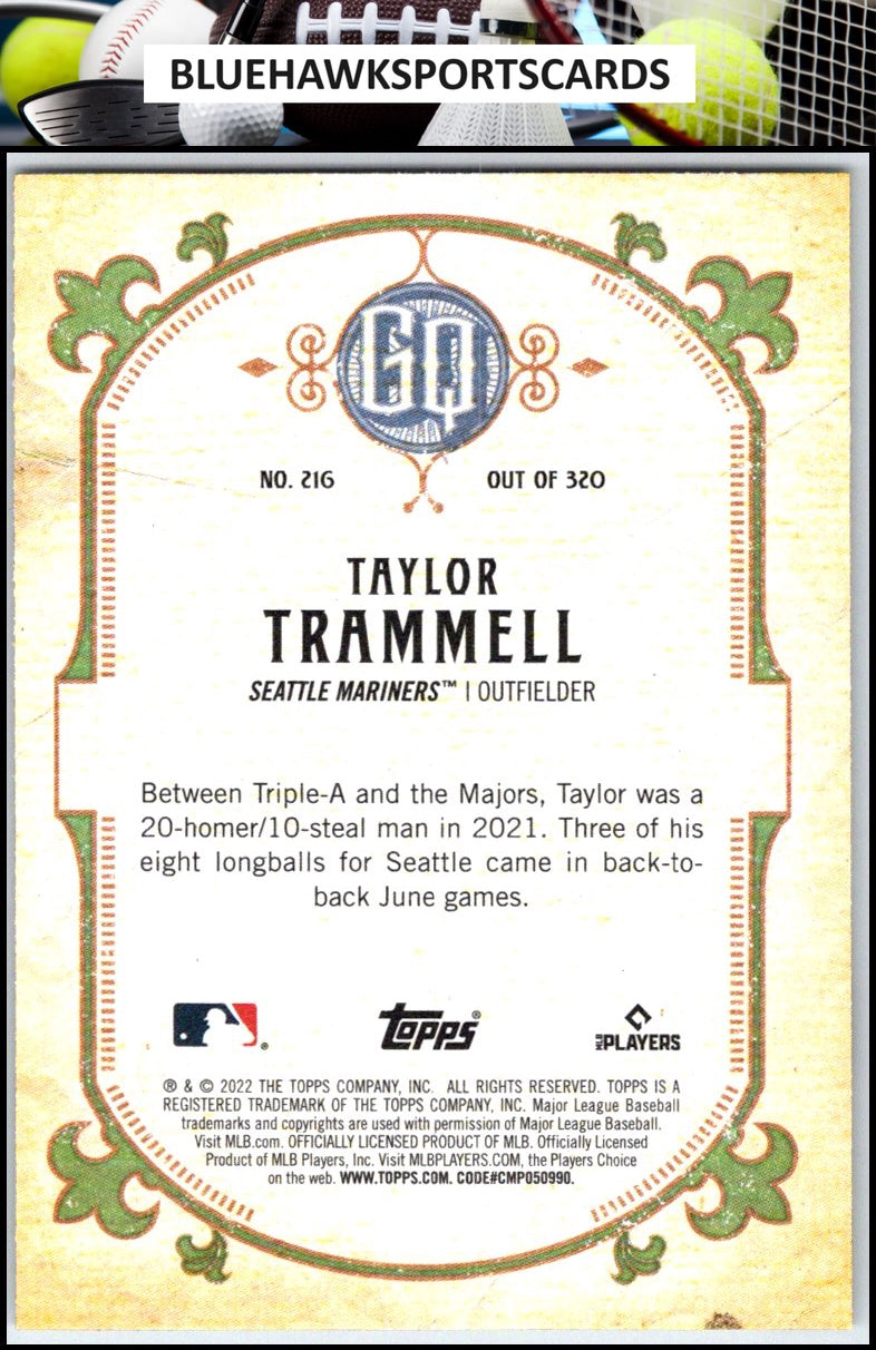 2022 Topps Gypsy Queen #216 Taylor Trammell