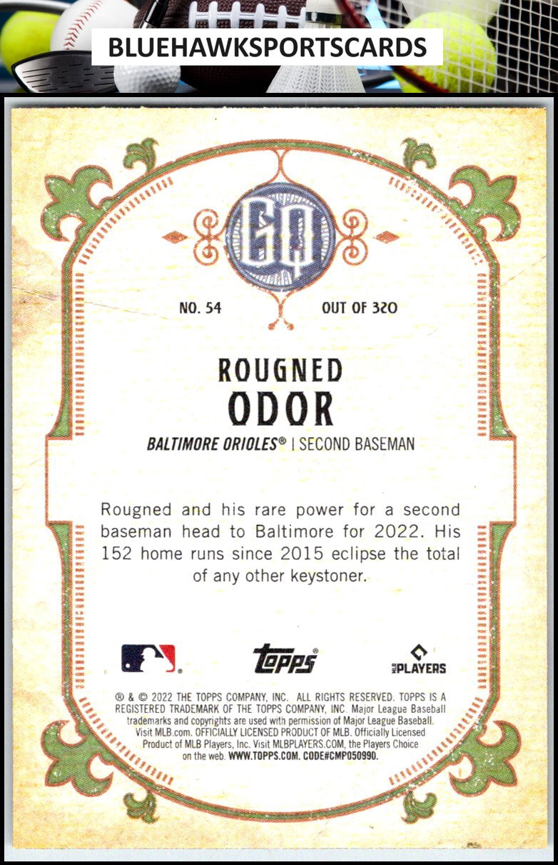 2022 Topps Gypsy Queen #54 Rougned Odor