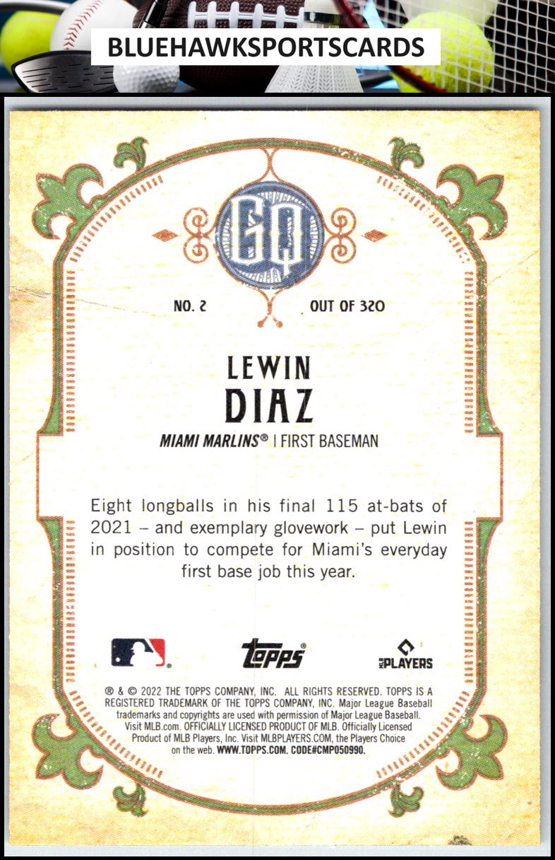 2022 Topps Gypsy Queen #2 Lewin Diaz