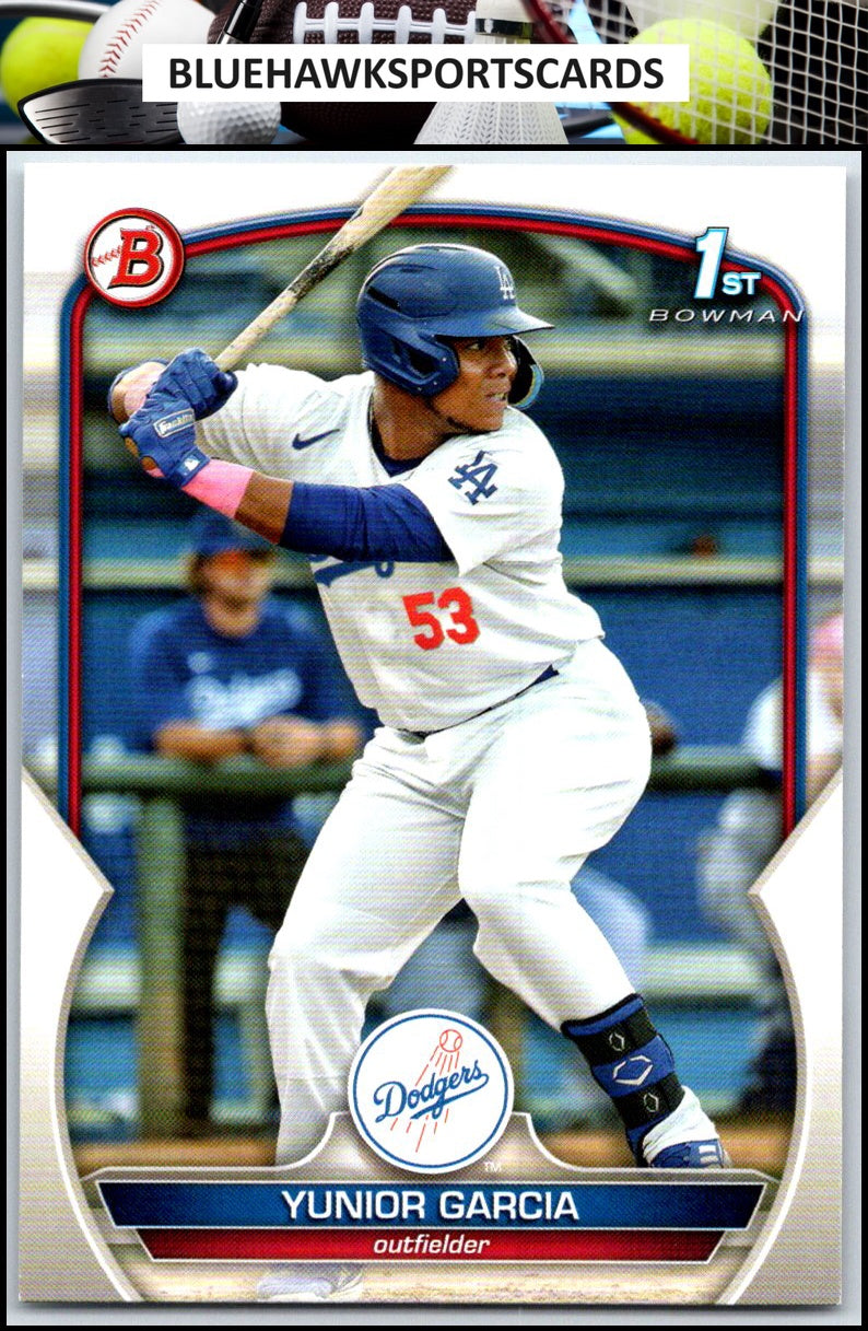 2023 Bowman #BP-142 Yunior Garcia Prospects