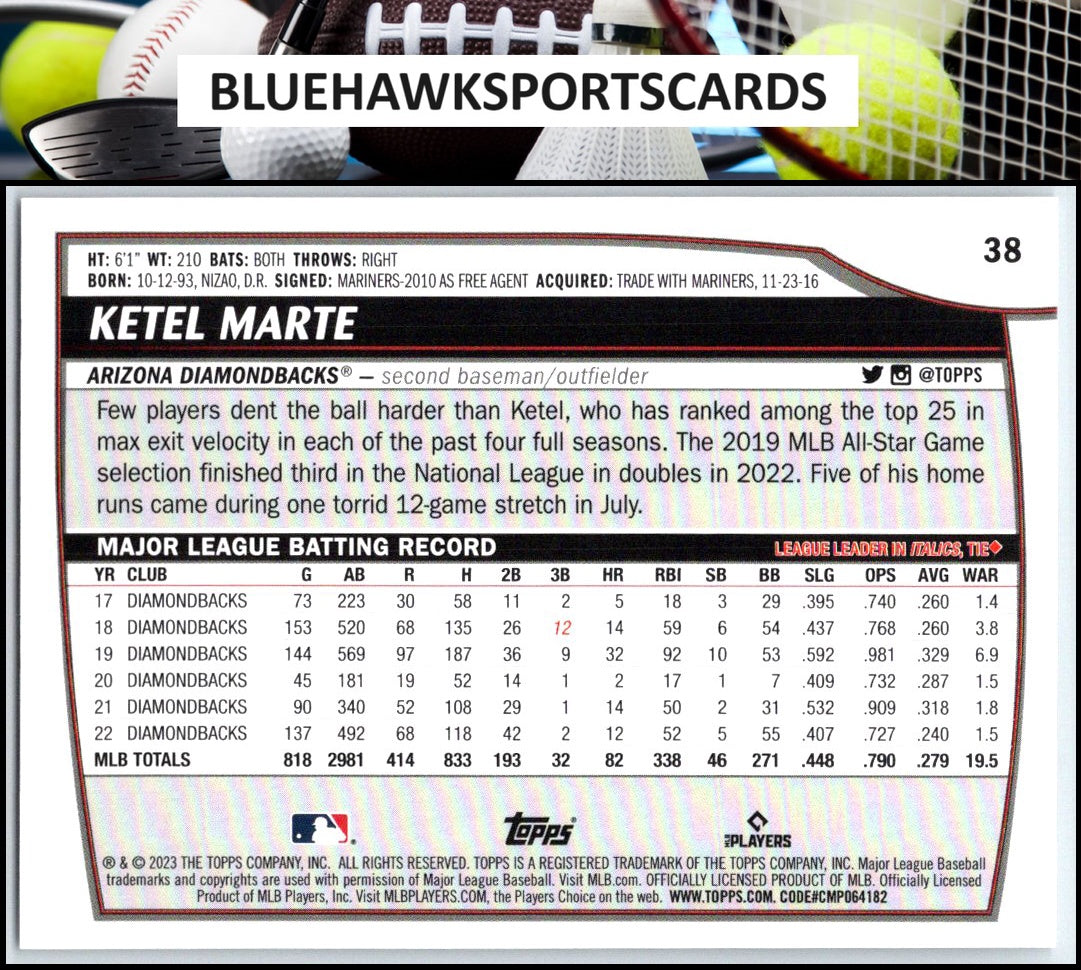 2023 Topps Big League #38 Ketel Marte