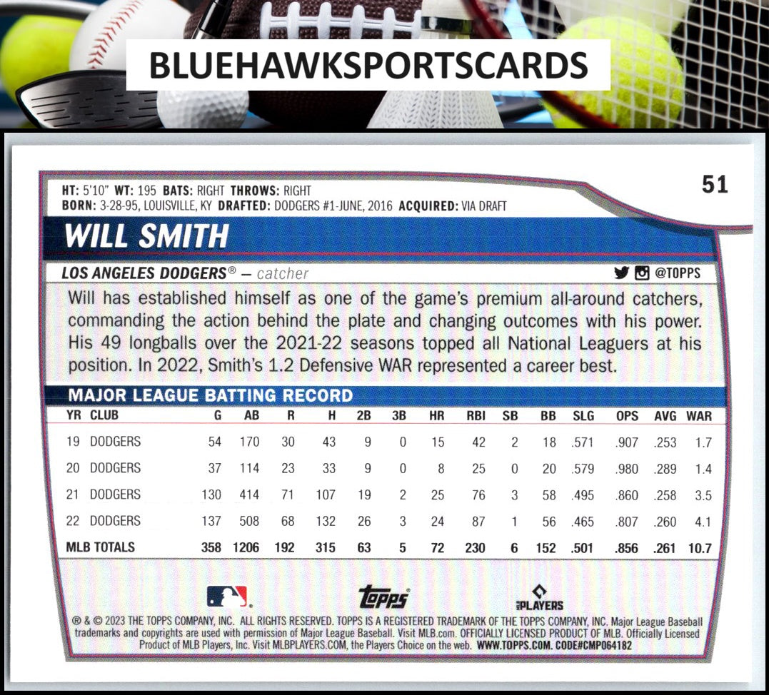 2023 Topps Big League #51 Will Smith