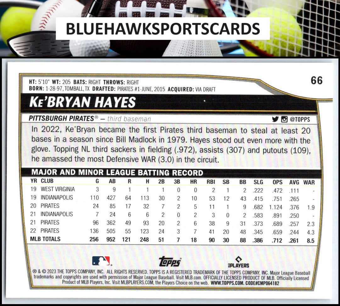 2023 Topps Big League #66 Ke'Bryan Hayes