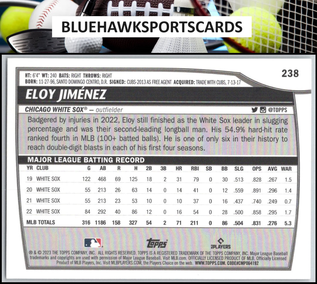 2023 Topps Big League #238 Eloy Jiménez