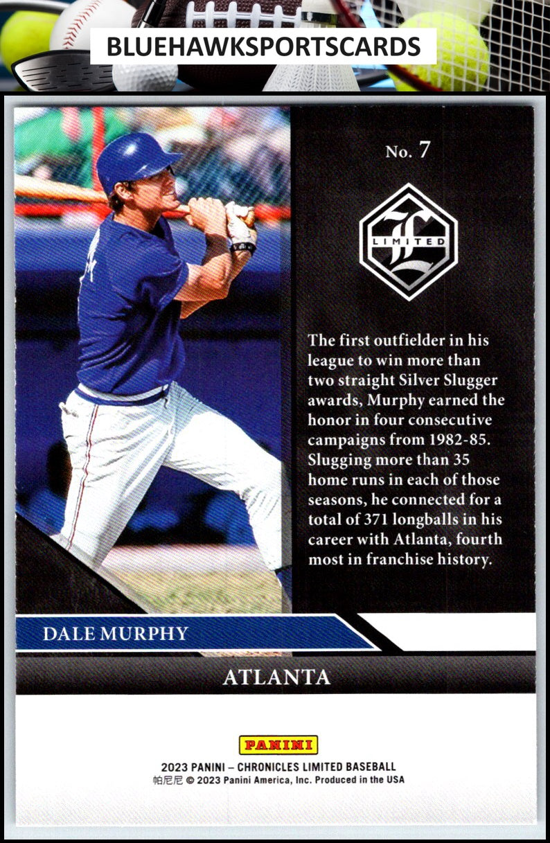 2023 Panini Chronicles #7 Dale Murphy Limited