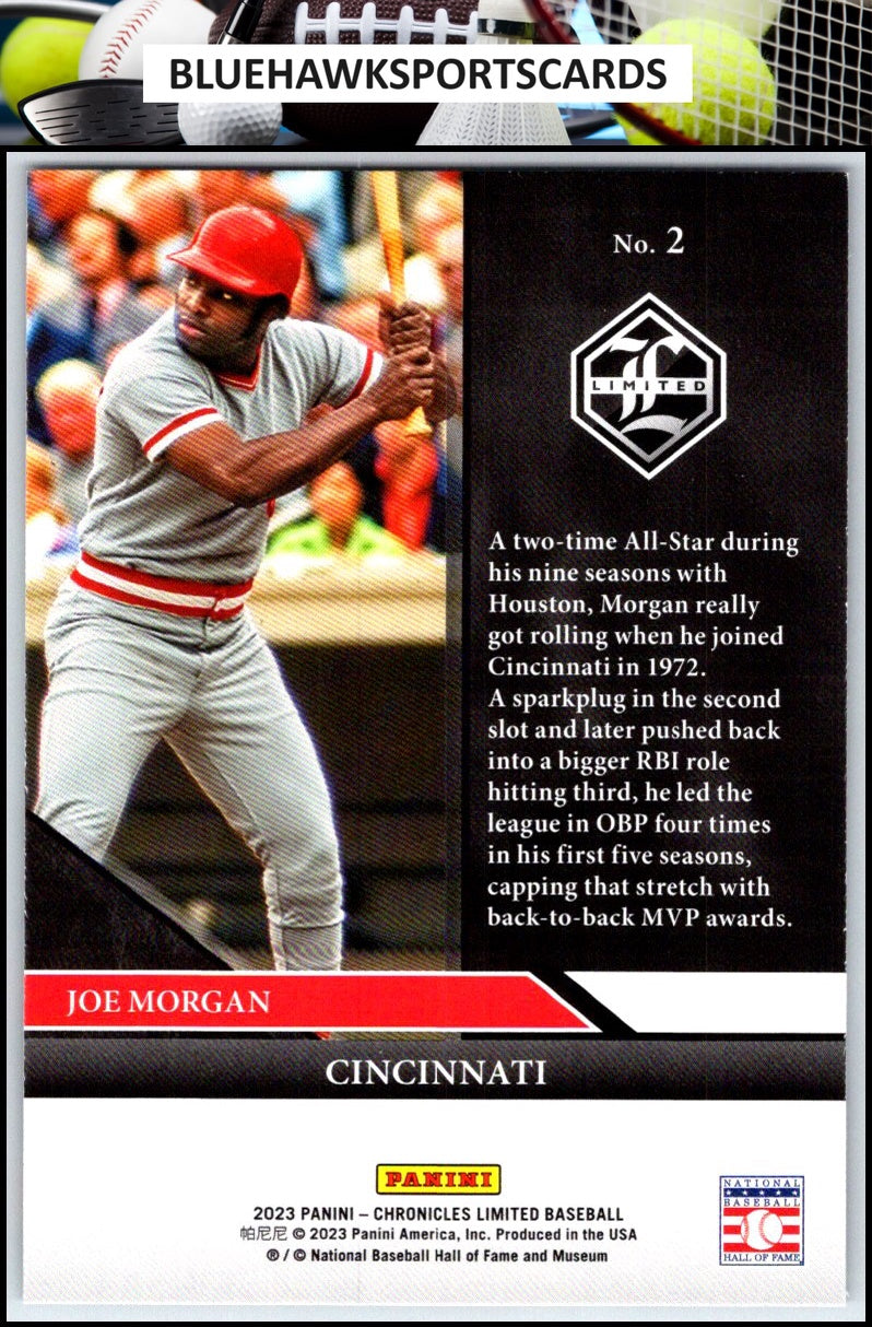 2023 Panini Chronicles #2 Joe Morgan Limited