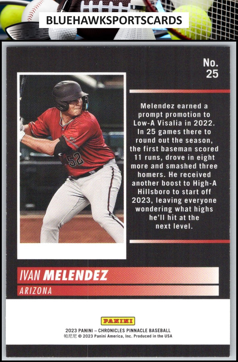 2023 Panini Chronicles #25 Ivan Melendez Pinnacle