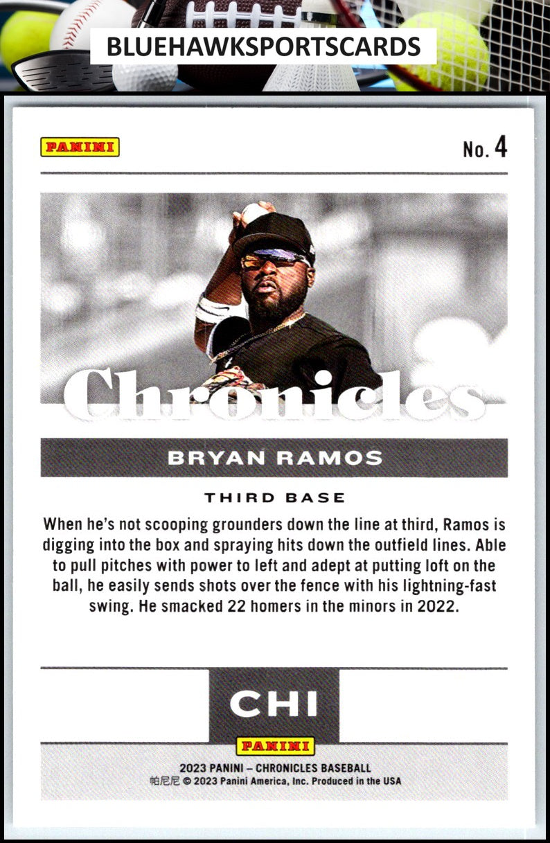 2023 Panini Chronicles #4 Bryan Ramos