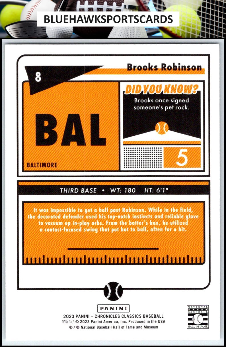 2023 Panini Chronicles #8 Brooks Robinson Classics