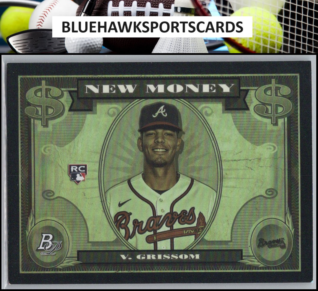 2023 Bowman Platinum #NM-19 Vaughn Grissom New Money