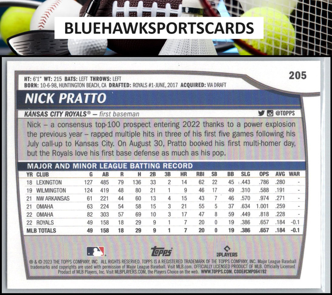 2023 Topps Big League #205 Nick Pratto