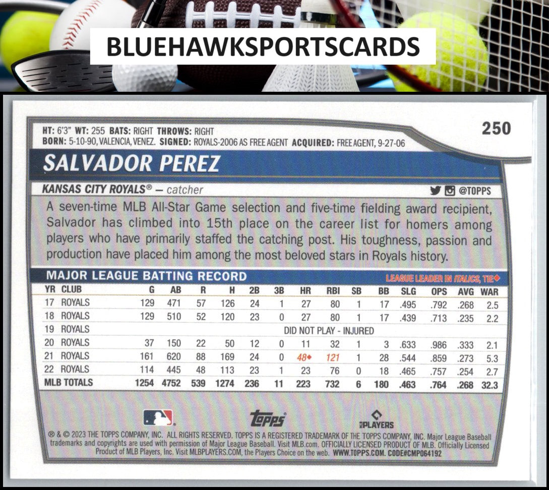 2023 Topps Big League #250 Salvador Perez