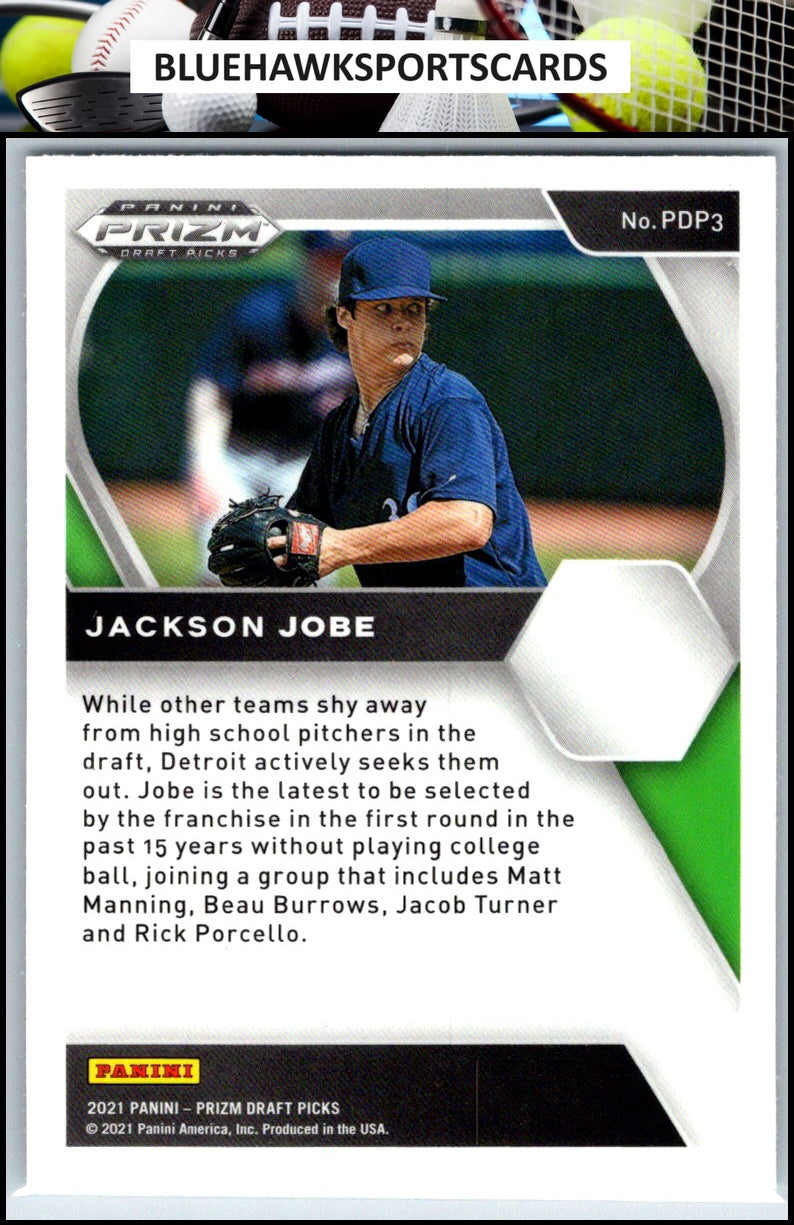 2021 Panini Prizm Draft Picks #PDP3 Jackson Jobe