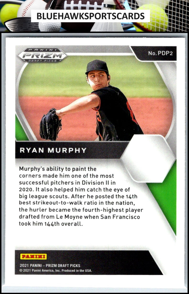 2021 Panini Prizm Draft Picks #PDP2 Ryan Murphy