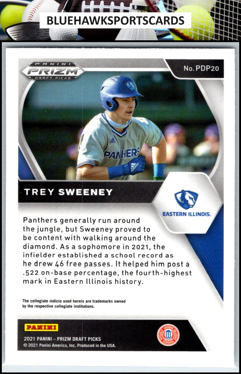 2021 Panini Prizm Draft Picks #PDP20 Trey Sweeney