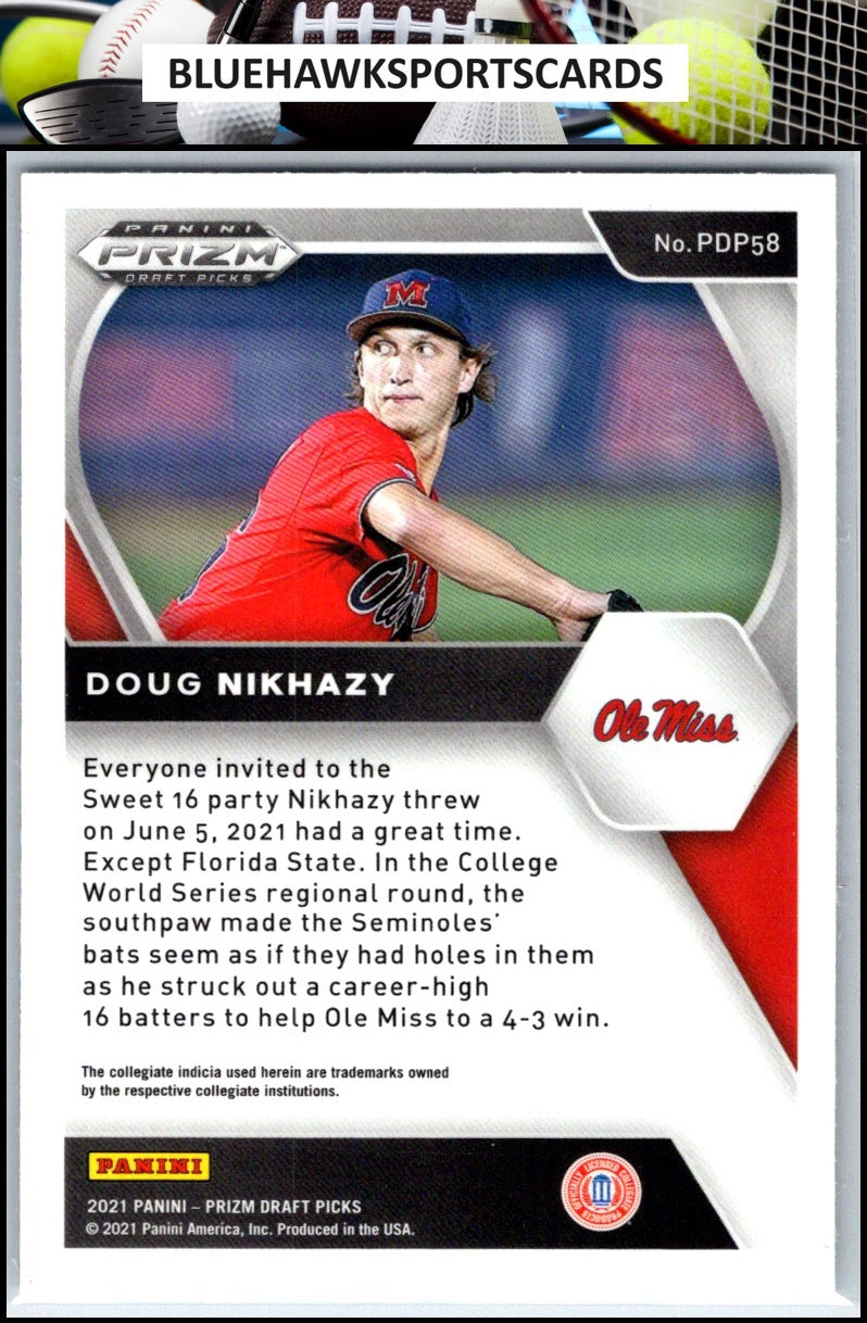 2021 Panini Prizm Draft Picks #PDP58 Doug Nikhazy