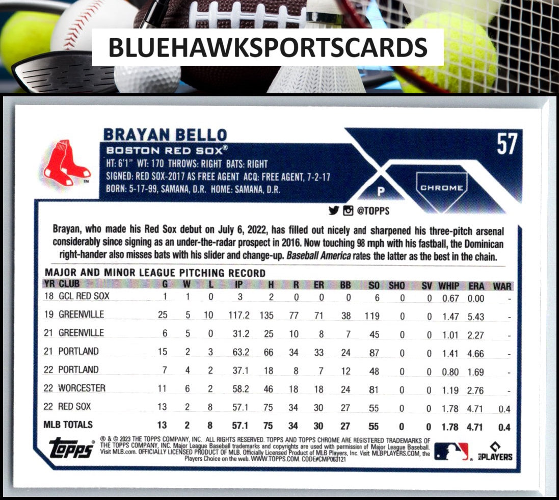 2023 Topps Chrome #57 Brayan Bello