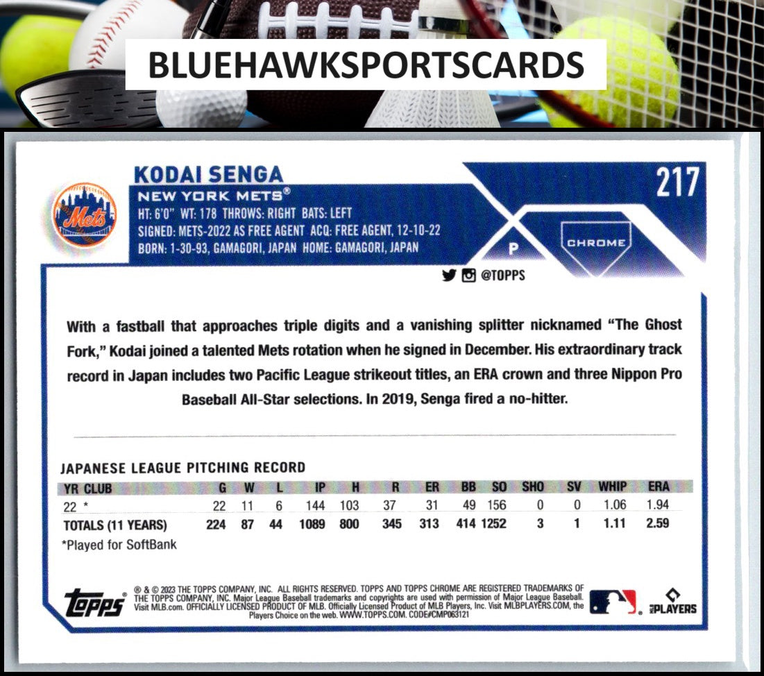 2023 Topps Chrome #217 Kodai Senga