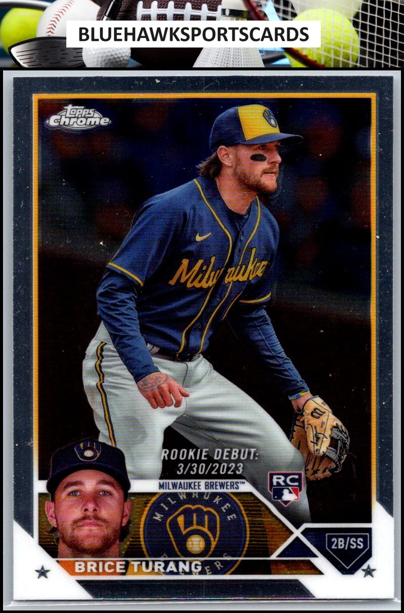 2023 Topps Chrome Update #USC119 Brice Turang