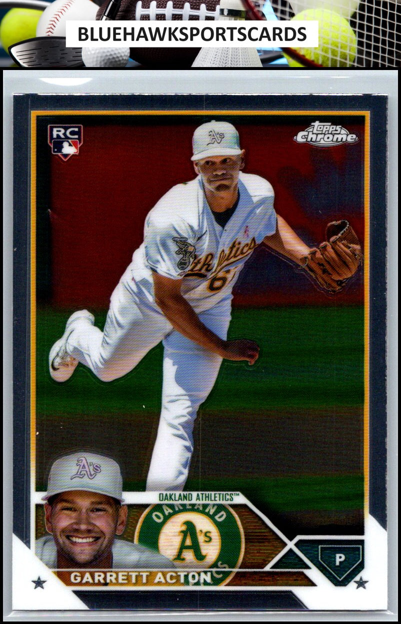 2023 Topps Chrome Update #USC180 Garrett Acton