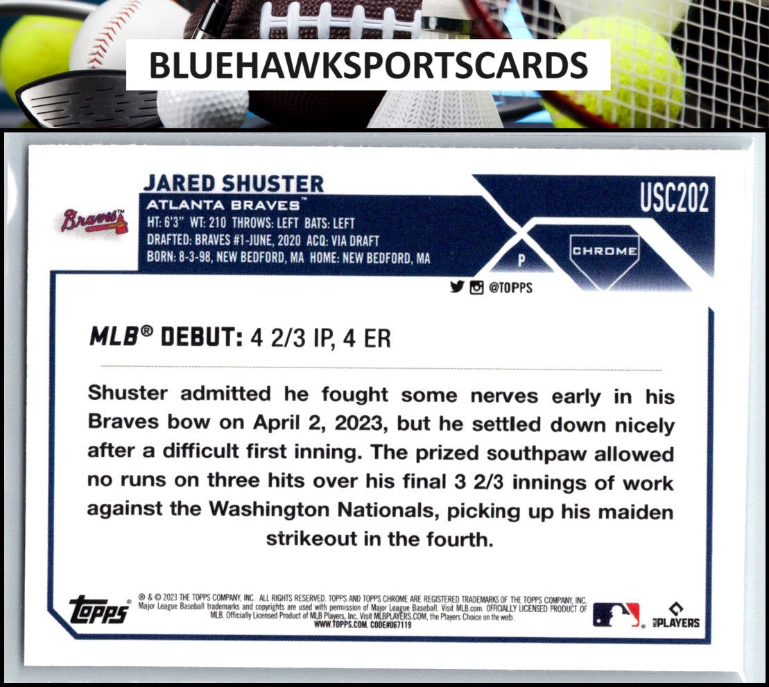 2023 Topps Chrome Update #USC202 Jared Shuster