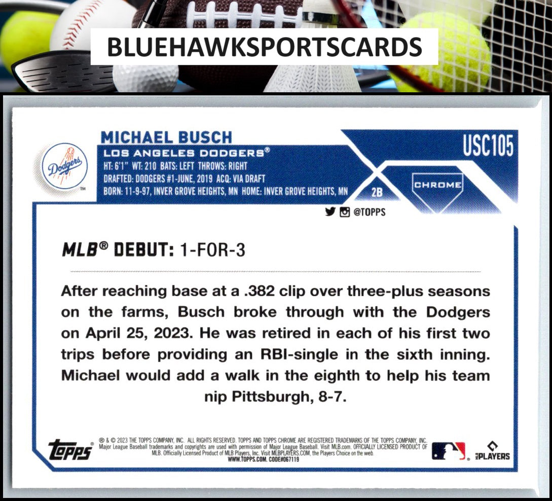 2023 Topps Chrome Update #USC105 Michael Busch