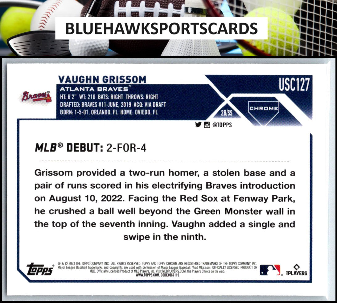 2023 Topps Chrome Update #USC127 Vaughn Grissom