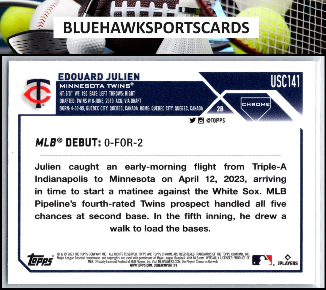 2023 Topps Chrome Update #USC141 Edouard Julien