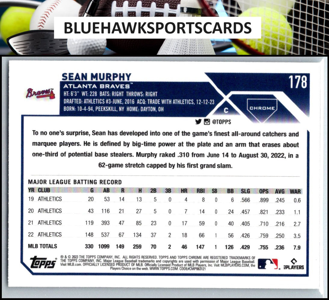 2023 Topps Chrome #178 Sean Murphy
