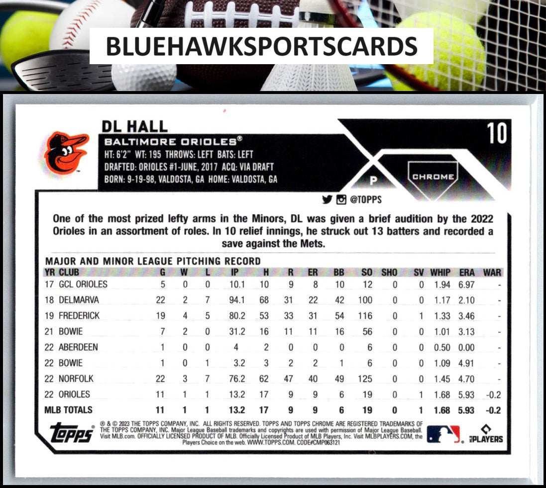 2023 Topps Chrome #10 DL Hall