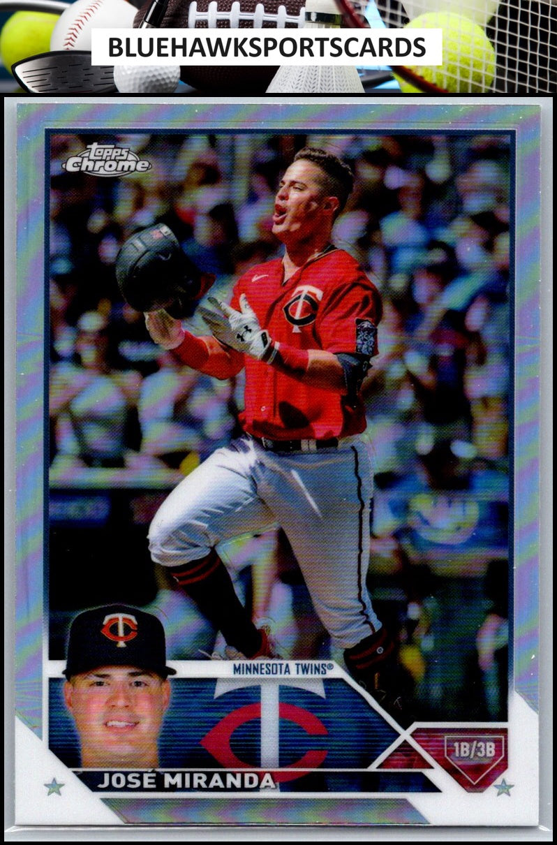 2023 Topps Chrome #84 José Miranda Refractors