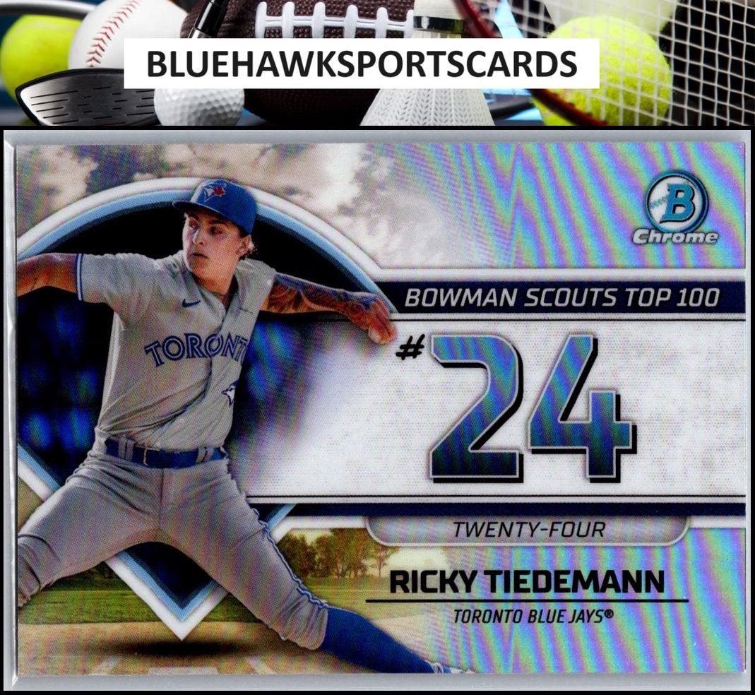 2023 Bowman #BTP-24 Ricky Tiedemann Bowman Scouts Top 100